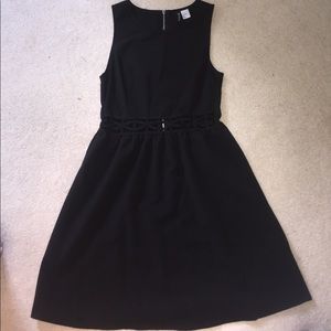 H&M Black Cut Out Dress